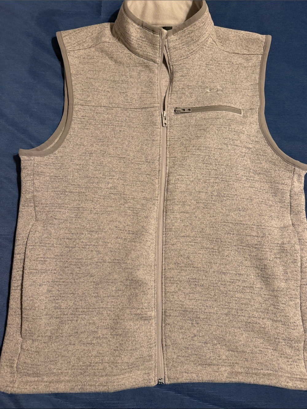Under Armour Beige Quarter-Zip Fleece Pullover